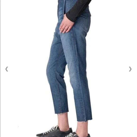 Nili Lotan Paris Drop Crotch Jeans in Studio Wash Size 24 - Picture 3 of 14